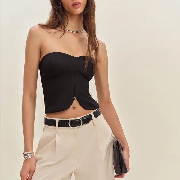 Maisie Linen Top - Picture 2 of 5